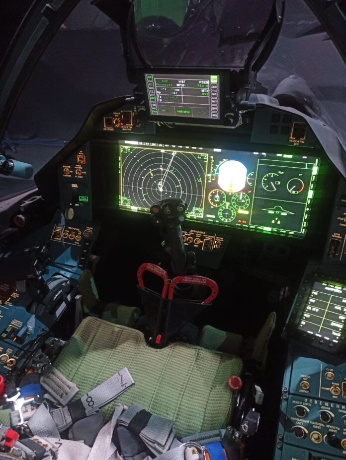 sukhoi checkmate cockpit